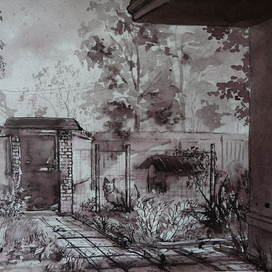 Дачный дворик.