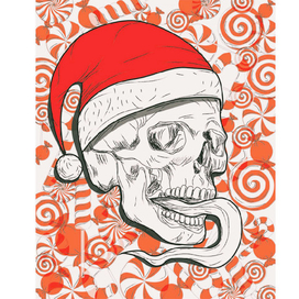 Новогодний череп