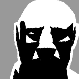 Портрет на сером фоне 2