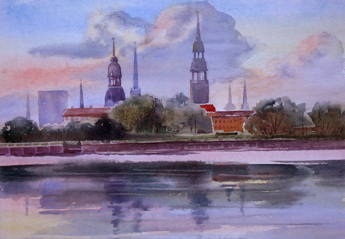 ,,Вечерняя Рига,,