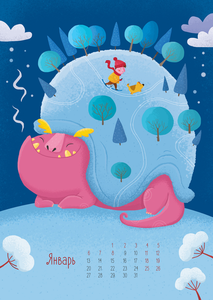 Для календаря Pinkbuss