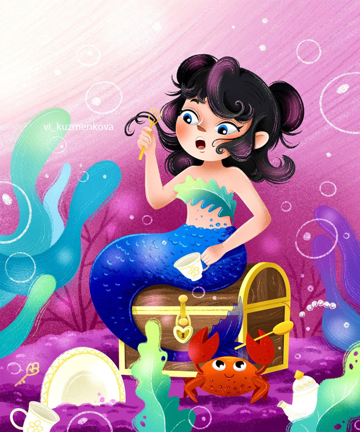 Русалка с сокровищами