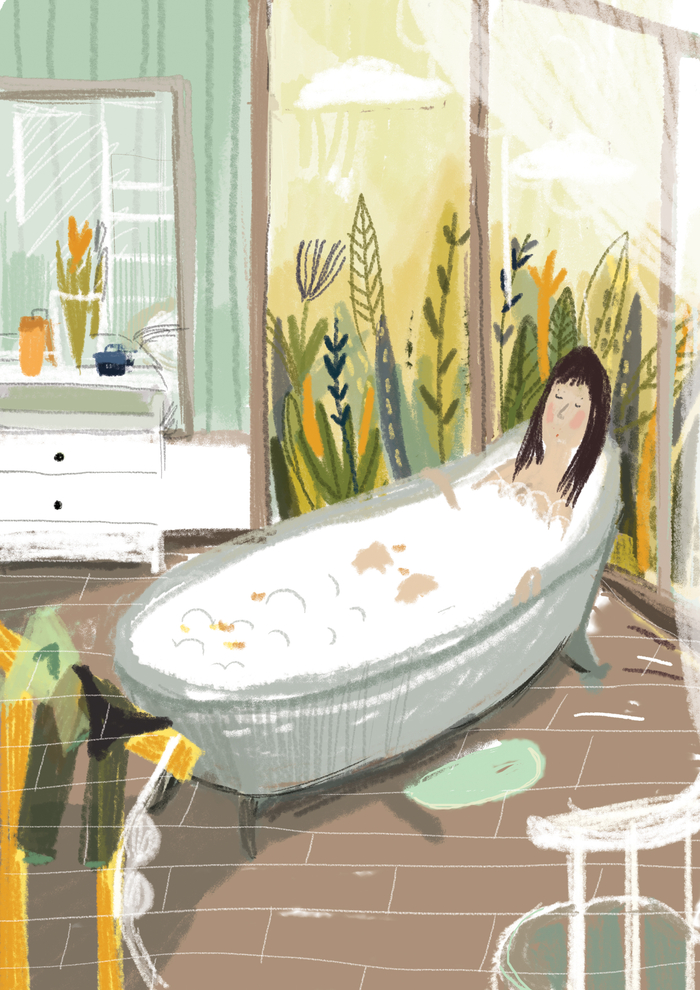 Принимаем ванну