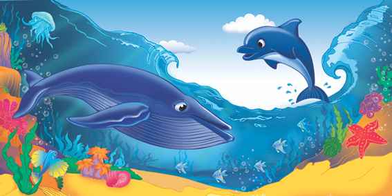 Синий...синий цвет для детей))