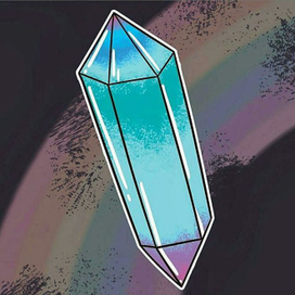 Blue crystal 