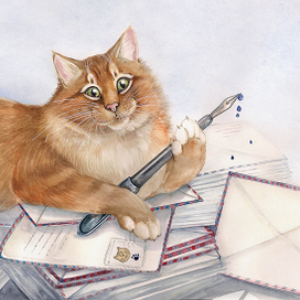 Иллюстрации к книге "Letters from Sam"