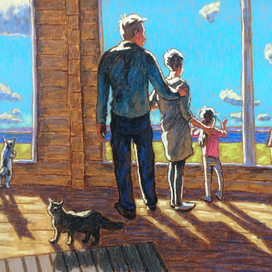 А из нашего окошка