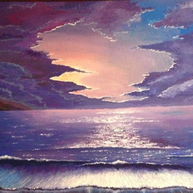 Рассвет на море