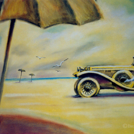 Пустынный пляж