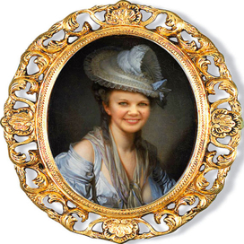 Дама в шляпке