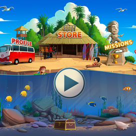 Стартовое окно для игры