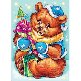 новогодний персонаж медведь