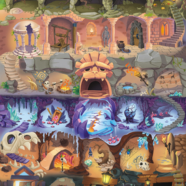 Поле для игры бродилки