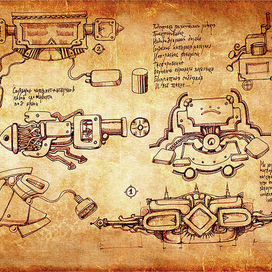 Эскизы для сайта (в стиле Леонардо)