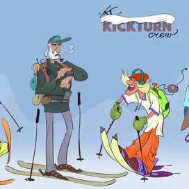 Kicturn crew. Дизайн персонажей