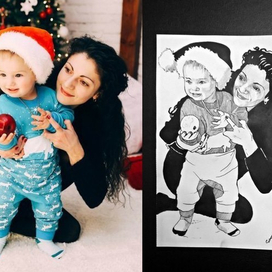 Иллюстрированный портрет