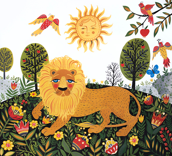 Аслан. Иллюстрация к произведению К. Льюиса "Хроники Нарнии"