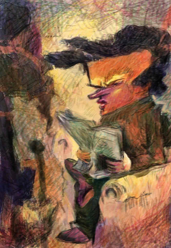 Сергей Эйзенштейн читает сценарий фильма «Иван грозный»