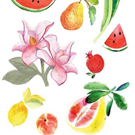 Фрукты и цветы