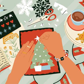 новогодняя открытка