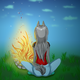 Вечер под открытым небом