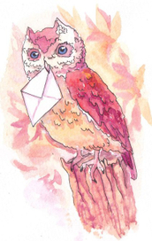 Сова с письмом