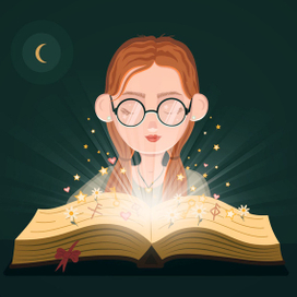 Девочка и волшебная книга 