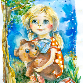 Иллюстрация к рассказу "Стакан молока"