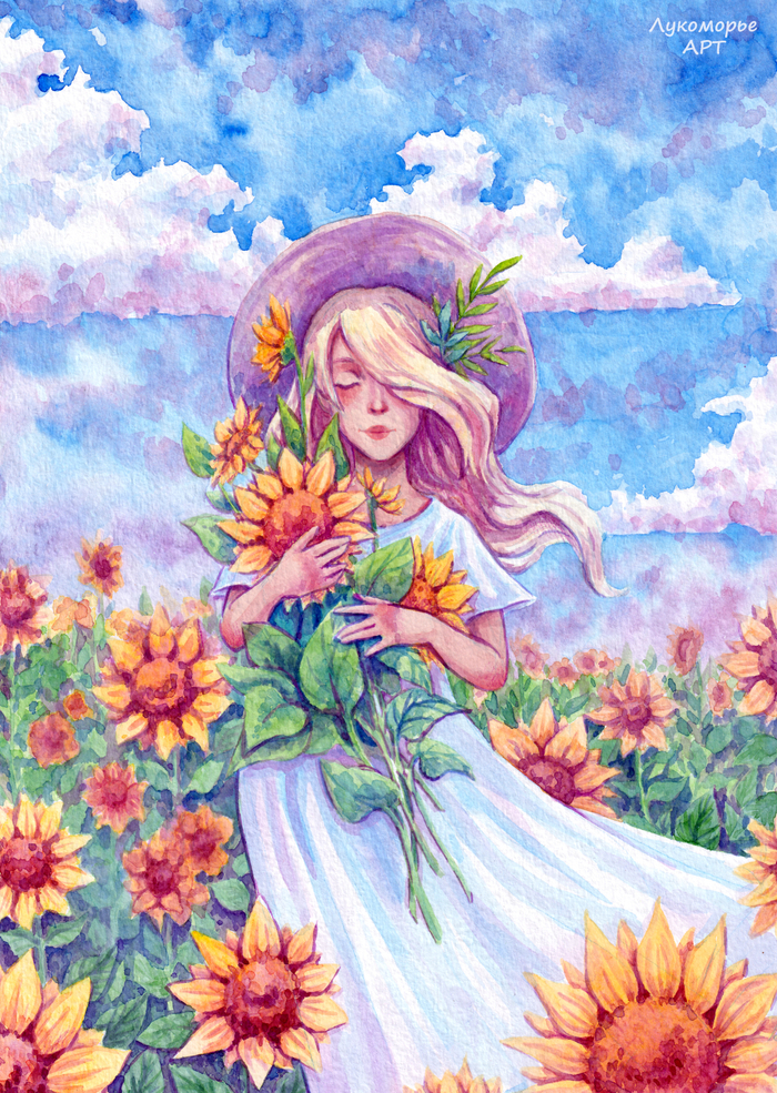 Подсолнухи