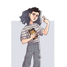 Автопортрет с любимой книгой