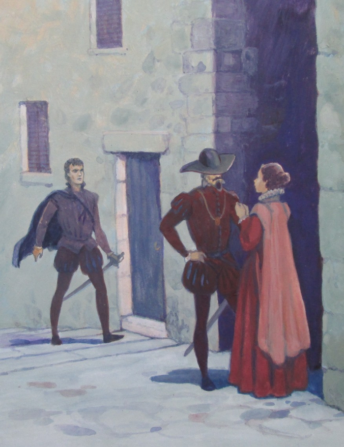 Р. Хаггард "Дочь Монтесумы" (илл. 3 Ночная встреча)