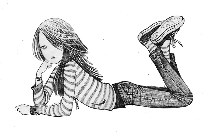 Девочка в раздумьях