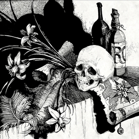 Натюрморт с детским черепом