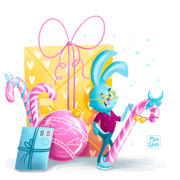 Новогодний зайчик