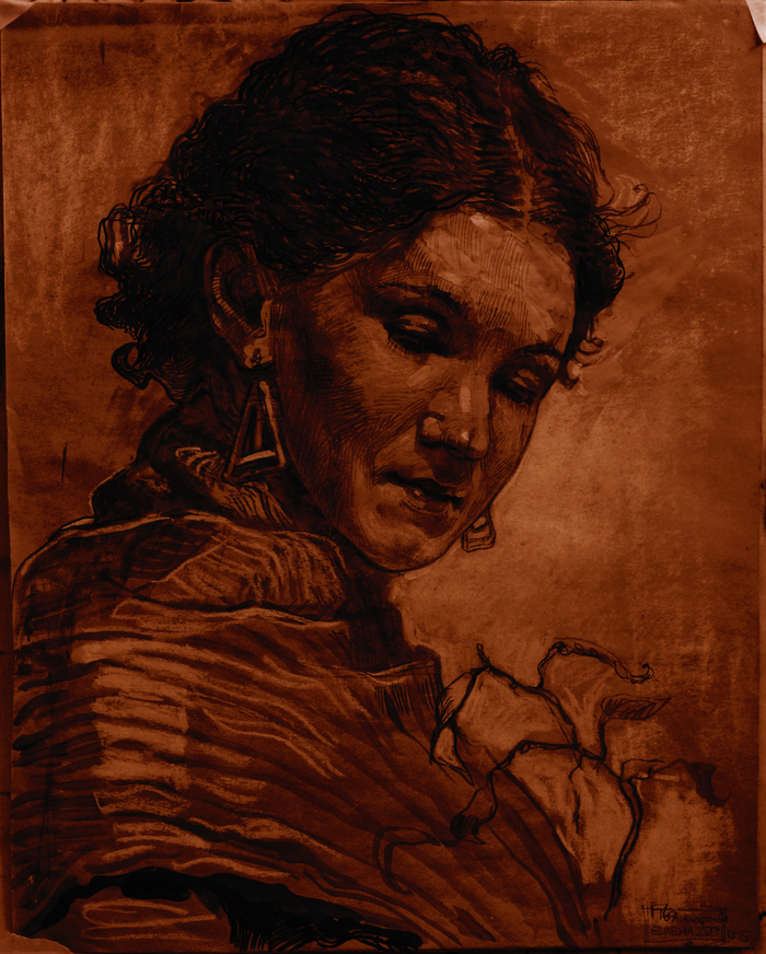 портрет девушки.Фефа