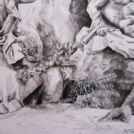 Скульптура Лоренцо Бернини "Фонтан четырех рек"