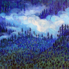 Облака в горах