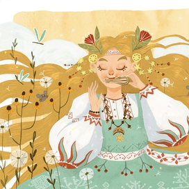 Лето играет на варгане