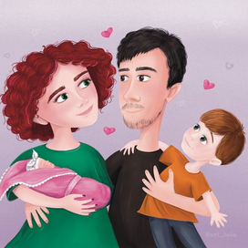 Family illustration 