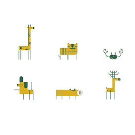 Иллюстрации для брендинга детской поликлиники