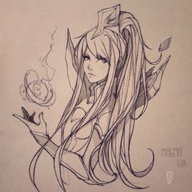 Magma Lux. Fan-Art.