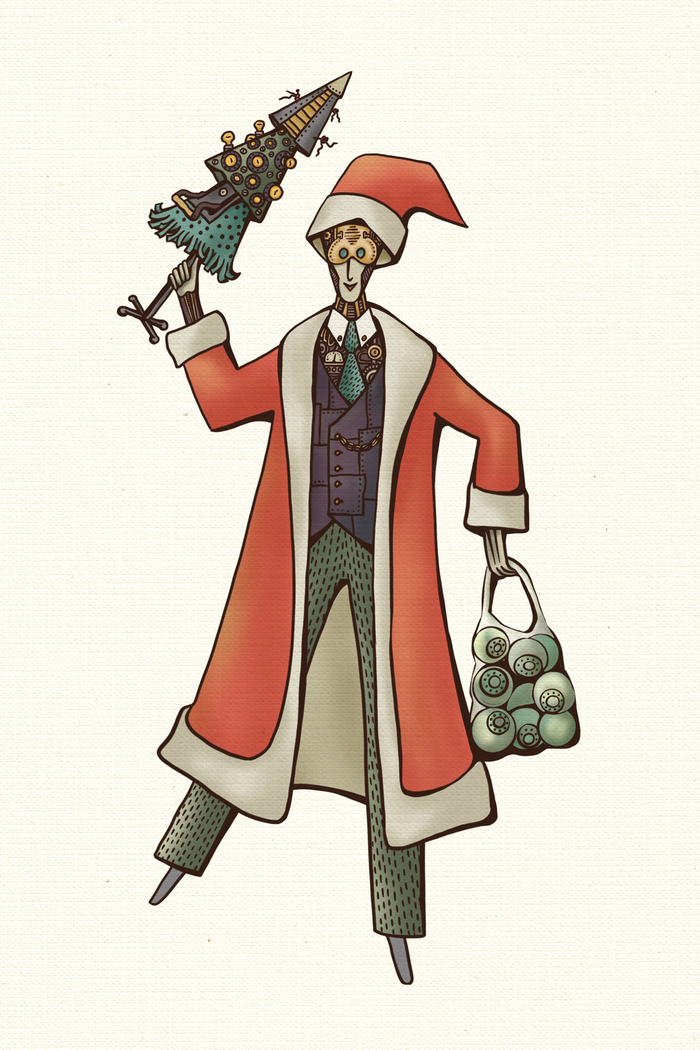 Новогодний робот 3.