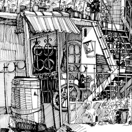 дворик в Алупке