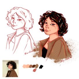 Стилизованный портрет 