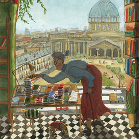 В книжном магазине