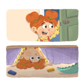 Иллюстрация к книге «How Alex Faced His Fear»