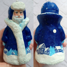 Роспись фигурок из папье-маше 