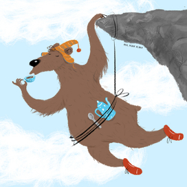 Медведь-скалолаз