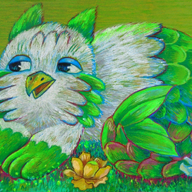 Зелёный дивий.