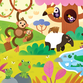 Животные и их дети